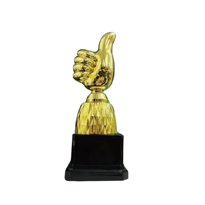 Minitrophies Custom trophies Golden thumbs up